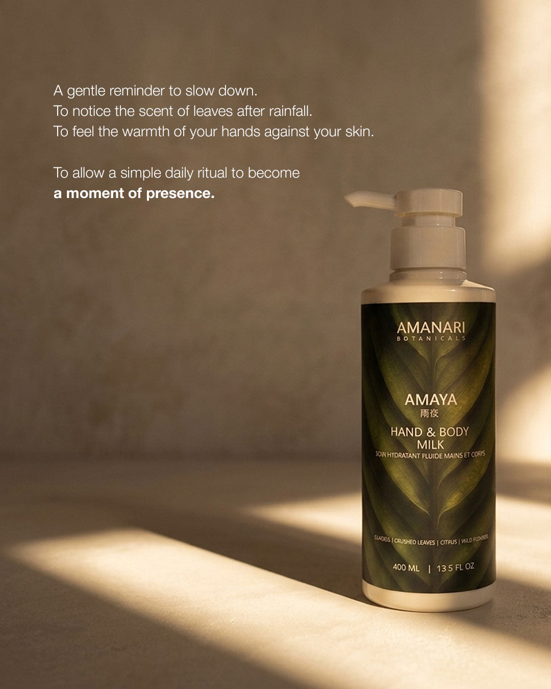 AMAYA Hand & Body Milk